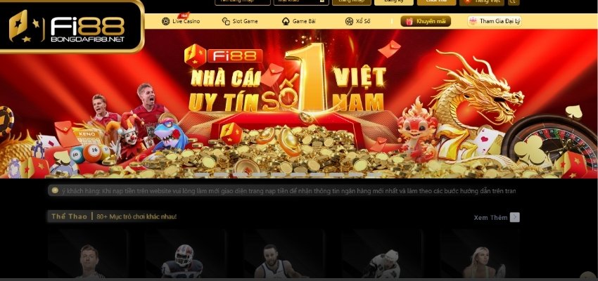 Thiên đường giải trí phong phú tại Fi88 Club siêu hấp dẫn